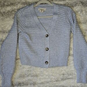 Baby Blue Crop Sweater